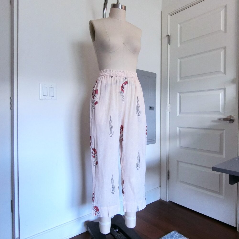 Resha India Hand Block Printed Matching Set (Tuni… - image 5